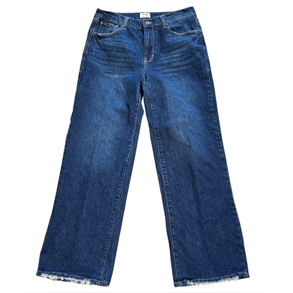 Kensie Denim - KENSIE Size 8/29 The Aubrey Retro Luxe High-Rise Relaxed Straight 30” Inseam NEW
